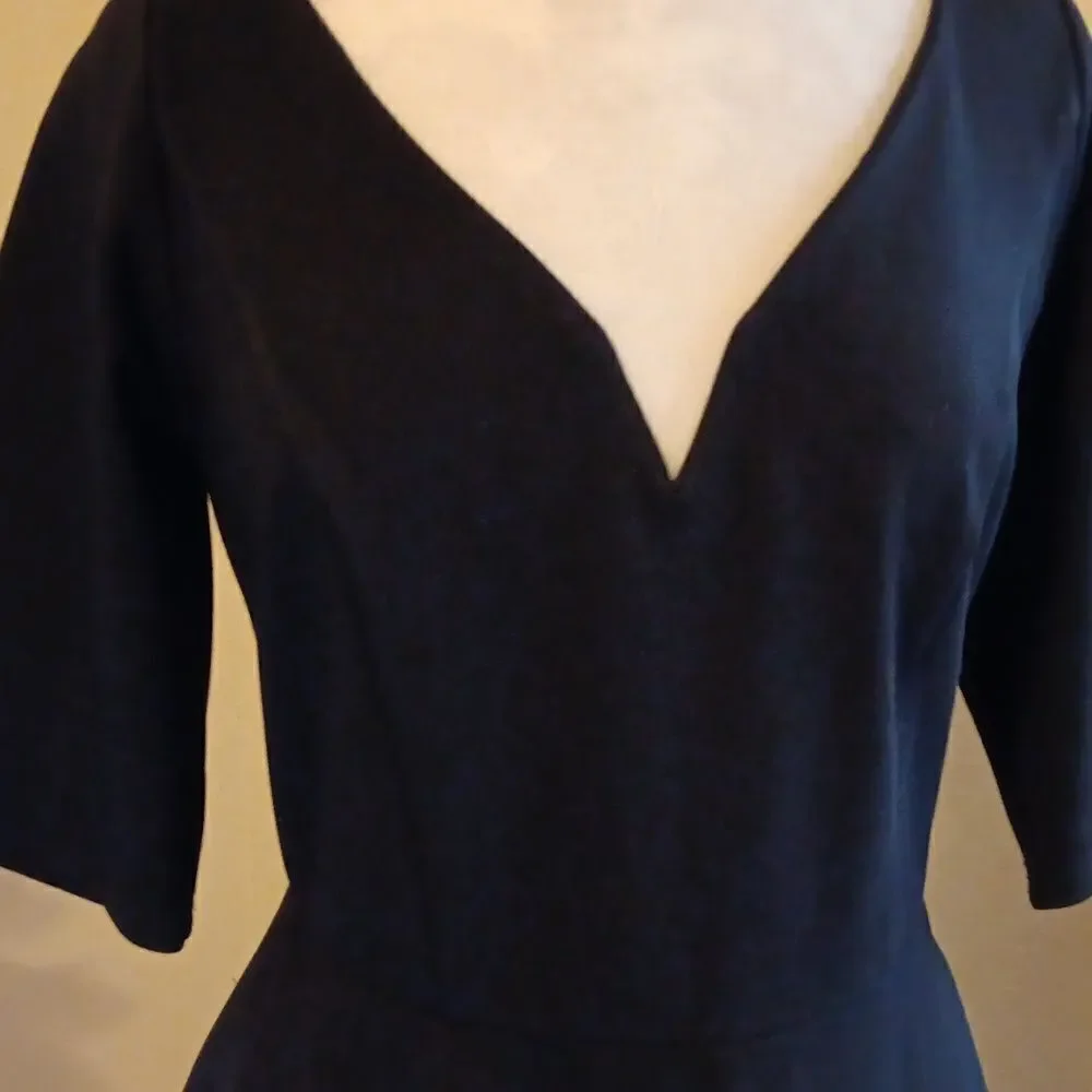 City Chic Black Ponte Dress